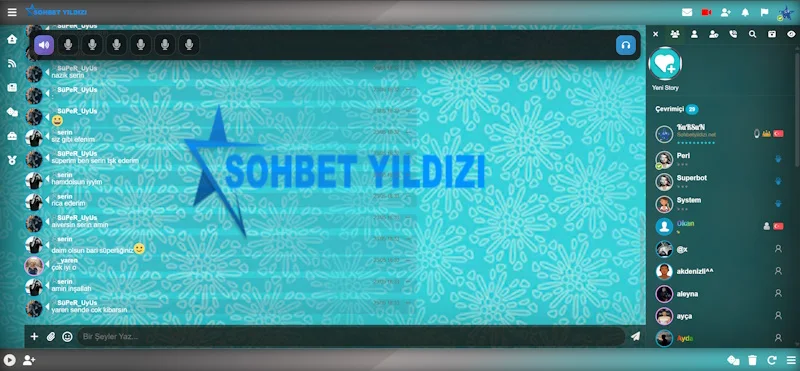 Yıldız Panel Sesli Ve Görüntülü Sohbet Scripti